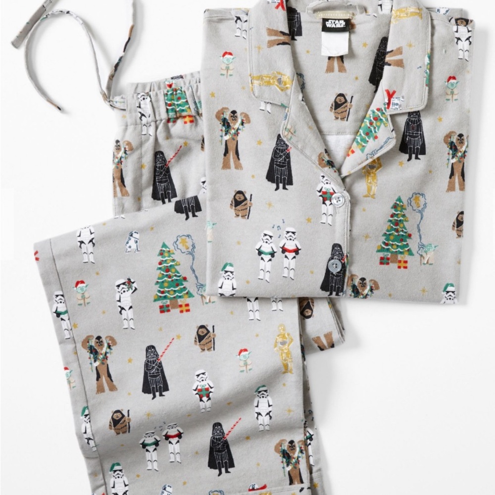 Pottery Barn Teen Star Wars Pajamas - Gray
